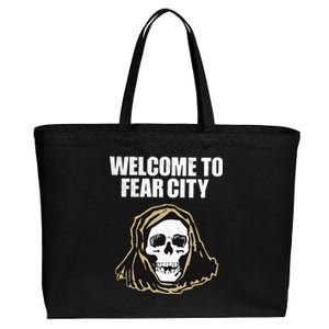 Welcome To Fear City Nyc New York 1977 Tourism Distressed Gift Cotton Canvas Jumbo Tote