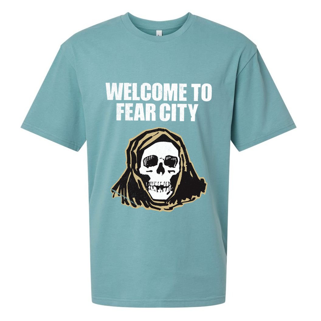 Welcome To Fear City Nyc New York 1977 Tourism Distressed Gift Sueded Cloud Jersey T-Shirt