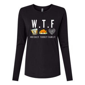 Whiskey Turkey Family Womens Cotton Relaxed Long Sleeve T-Shirt