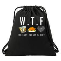 Whiskey Turkey Family Drawstring Bag