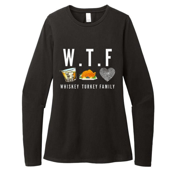 Whiskey Turkey Family Womens CVC Long Sleeve Shirt