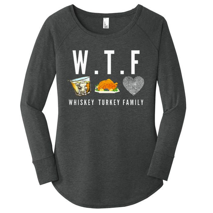 Whiskey Turkey Family Women's Perfect Tri Tunic Long Sleeve Shirt