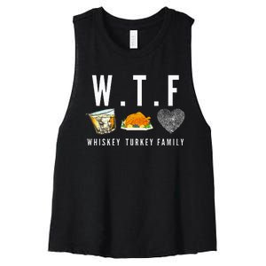 Whiskey Turkey Family Women's Racerback Cropped Tank