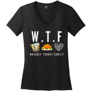 Whiskey Turkey Family Women's V-Neck T-Shirt