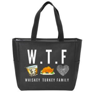 Whiskey Turkey Family Zip Tote Bag