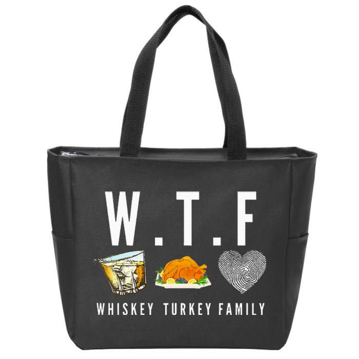 Whiskey Turkey Family Zip Tote Bag