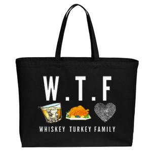 Whiskey Turkey Family Cotton Canvas Jumbo Tote