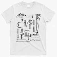 Woodworking Tools For Carpenters And Woodworkers Gift Men T-Shirt