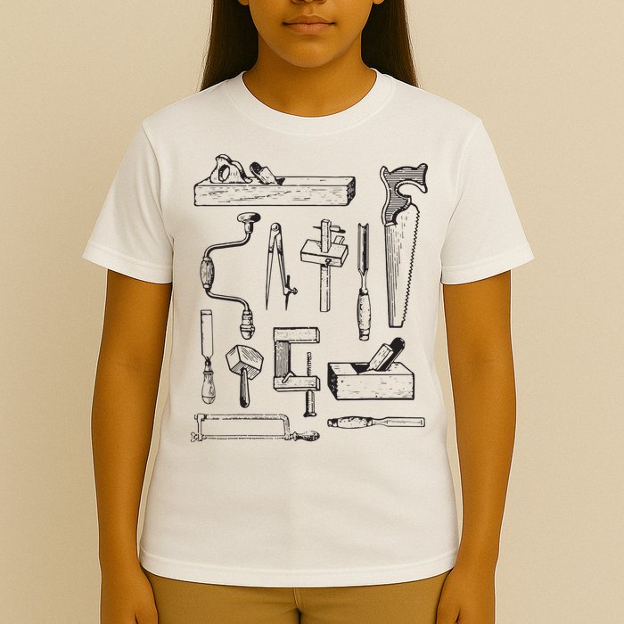 Woodworking Tools For Carpenters And Woodworkers Gift Men T-Shirt
