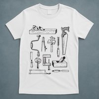 Woodworking Tools For Carpenters And Woodworkers Gift Men T-Shirt