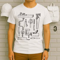 Woodworking Tools For Carpenters And Woodworkers Gift Men T-Shirt