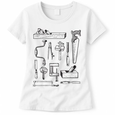 Woodworking Tools For Carpenters And Woodworkers Gift Men Womens T-Shirt