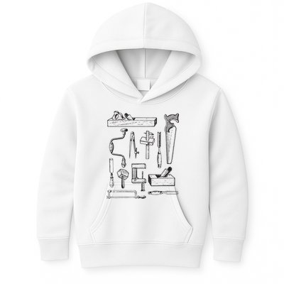 Woodworking Tools For Carpenters And Woodworkers Gift Men Kids Hoodie