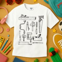 Woodworking Tools For Carpenters And Woodworkers Gift Men Kids T-Shirt