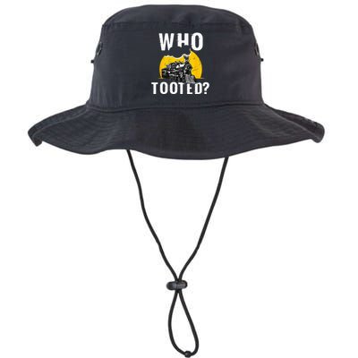 Who Tooted Funny Train Lover Cute Model Railroad Conductor Legacy Cool Fit Booney Bucket Hat