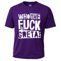 Who The Fuck Is Greta Cooling Performance Crew T-Shirt