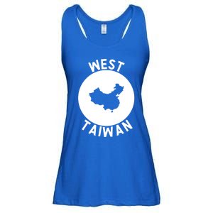 West Taiwan Funny China Map Cute Gift Ladies Essential Flowy Tank