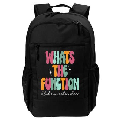 Whats The Function - Behavior Teacher ABA Therapist Gifts Daily Commute Backpack
