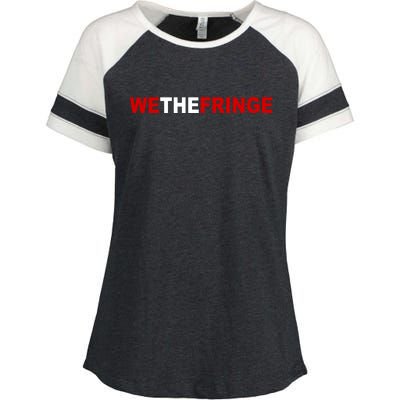 We The Fringe Canadian Truckers Enza Ladies Jersey Colorblock Tee