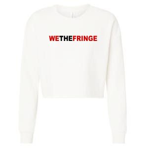 We The Fringe Canadian Truckers Cropped Pullover Crew