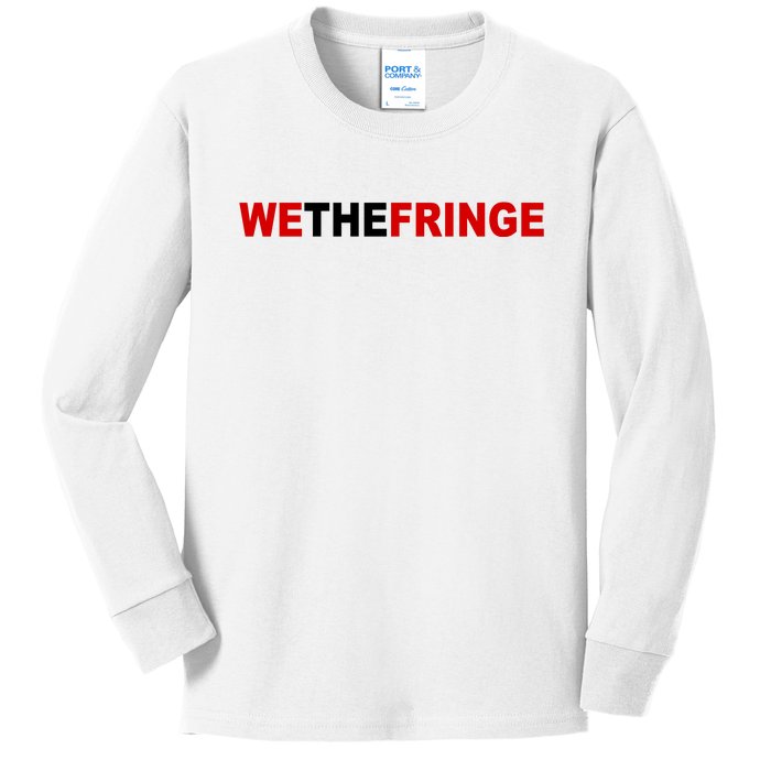 We The Fringe Canadian Truckers Kids Long Sleeve Shirt