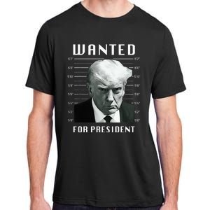 Wanted Trump For President Trump Mug Shot Never Surrender Adult ChromaSoft Performance T-Shirt