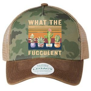 What The Fucculent Cactus Succulents Plants Gardening Gift Legacy Tie Dye Trucker Hat