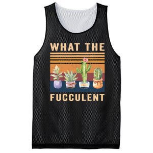 What The Fucculent Cactus Succulents Plants Gardening Gift Mesh Reversible Basketball Jersey Tank