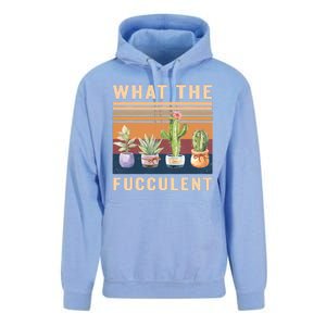 What The Fucculent Cactus Succulents Plants Gardening Gift Unisex Surf Hoodie