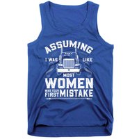 Wo Trucker Female Truck Driver Funny Gift Tank Top