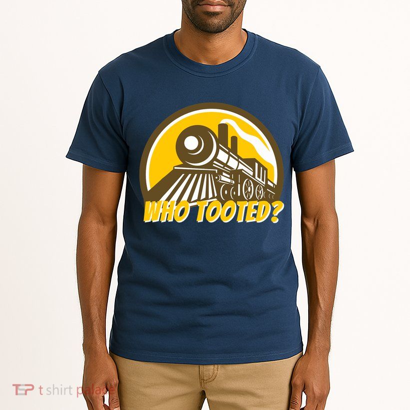 Who Tooted - Funny Train Lovers & Railroad Locomotive Tall T-Shirt