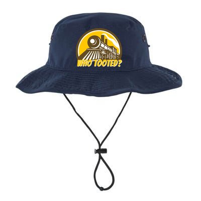 Who Tooted - Funny Train Lovers & Railroad Locomotive Bucket Hat