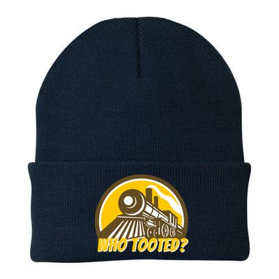 Who Tooted - Funny Train Lovers & Railroad Locomotive Beanie