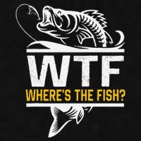 Wheres The Fish Wtf Funny Fishing Ladies PosiCharge Tri-Blend Wicking Tank