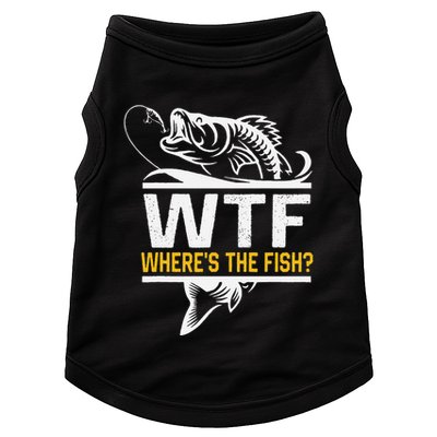 Wheres The Fish Wtf Funny Fishing Doggie Tank