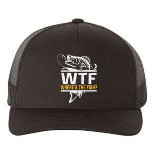 Wheres The Fish Wtf Funny Fishing Yupoong Adult 5-Panel Trucker Hat