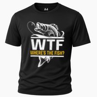 Wheres The Fish Wtf Funny Fishing Performance Shirt