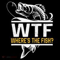 Wheres The Fish Wtf Funny Fishing Apron