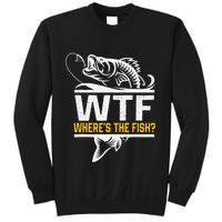 Wheres The Fish Wtf Funny Fishing Sweatshirt