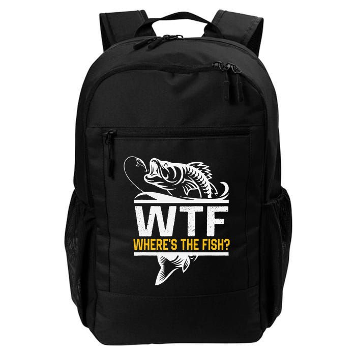 Wheres The Fish Wtf Funny Fishing Backpack