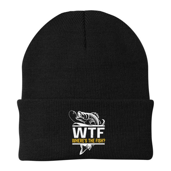 Wheres The Fish Wtf Funny Fishing Beanie