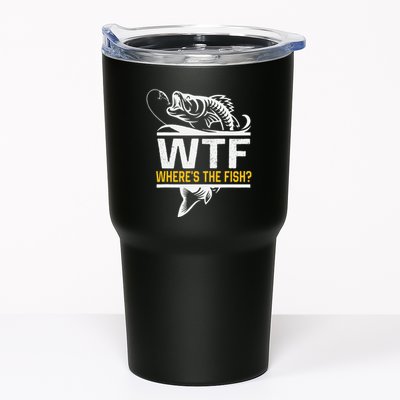 Wheres The Fish Wtf Funny Fishing Tumbler