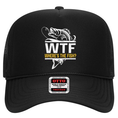 Wheres The Fish Wtf Funny Fishing Trucker Hat