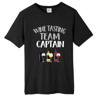 Wine Tasting Funny Theme Team Captain Tall Fusion ChromaSoft Performance T-Shirt