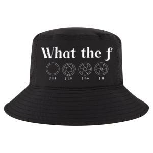 What The F Photography Camera F Stop Lens Photographer Cool Comfort Performance Bucket Hat