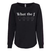 What The F Photography Camera F Stop Lens Photographer Womens California Wash Sweatshirt