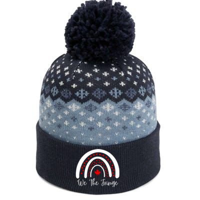 We The Fringe Funny Meme Truckers Freedom Minority The Baniff Cuffed Pom Beanie