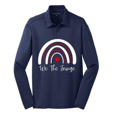 We The Fringe Funny Meme Truckers Freedom Minority Silk Touch Performance Long Sleeve Polo