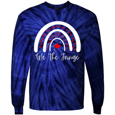 We The Fringe Funny Meme Truckers Freedom Minority Tie-Dye Long Sleeve Shirt