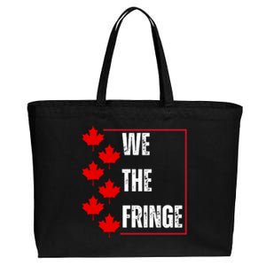 We The Fringe Canadian Leaf Flag Cotton Canvas Jumbo Tote